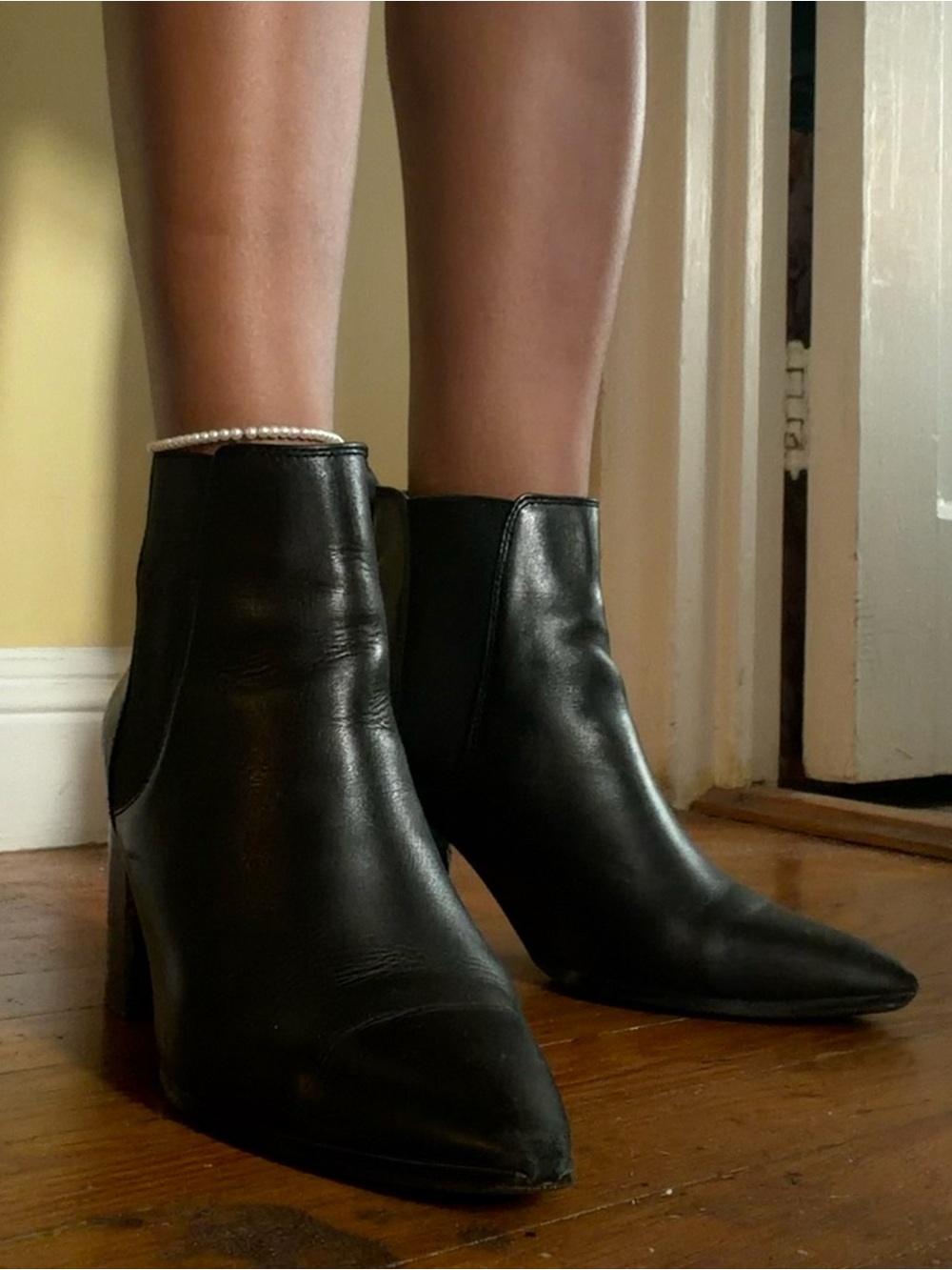 Steve Madden Black Ankle Booties - Picture 5 of 5